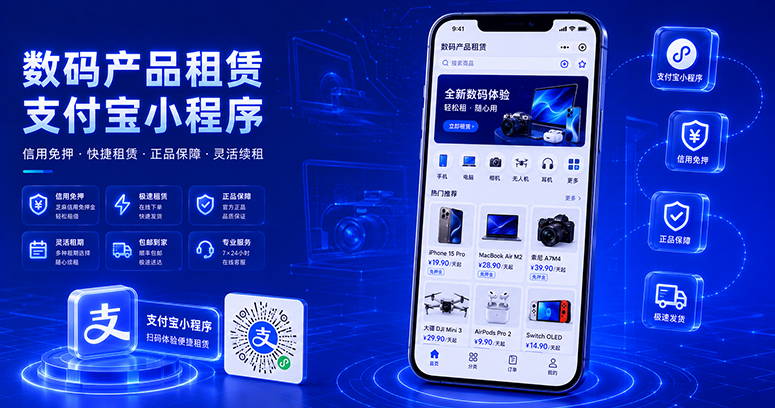 数码产品租赁·支付宝小程序